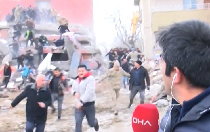 Video: así se vivió el segundo terremoto de Turquía en vivo en TV