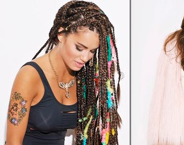 El destape de Lali: body súper cavado y trenzas