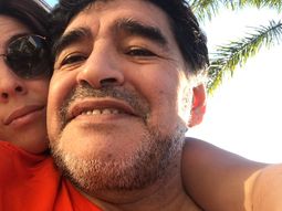 Dalma y Diego Maradona reconciliados