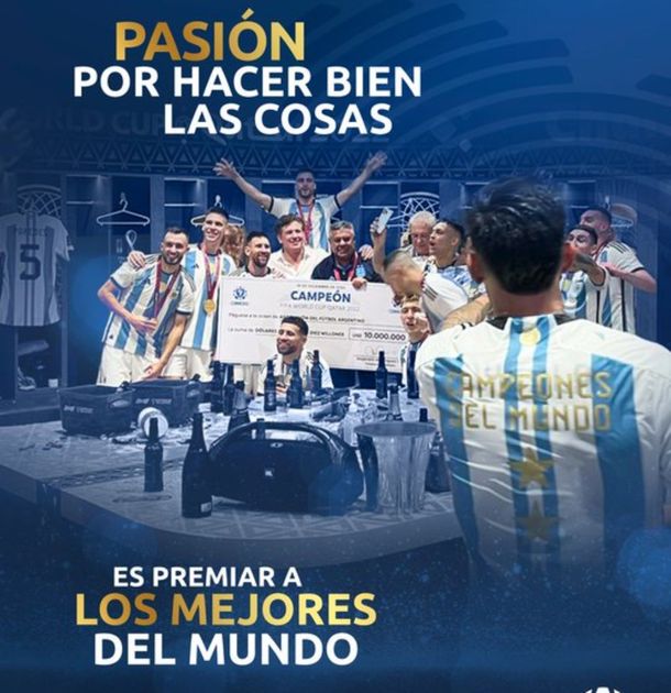 Argentina recibió un monto millonario de Conmebol por ganar el Mundial