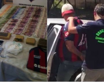 Detuvieron en la Costa a un barra de San Lorenzo por narcotráfico