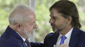 Los presidentes Lula da Silva y Luis Lacalle Pou. Los presidentes Lula da Silva y Luis Lacalle Pou.