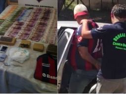 Detuvieron en la Costa a un barra de San Lorenzo por narcotráfico