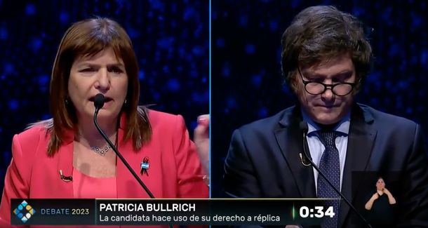 Durante el debate, Javier Milei igualó eliminar leyes por DNU con una dictadura
