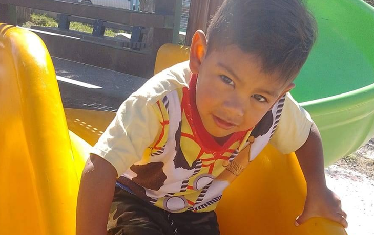 Ángel tenía cuatro años. Foto: Facebook: @Lulu Andrade.