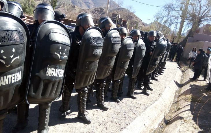 Cantos e insultos a Macri en su visita a Jujuy