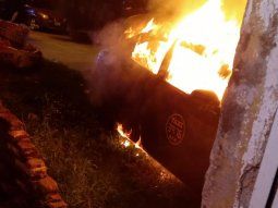Incendiaron otro taxi cerca de donde asesinaron al chofer Diego Celentano