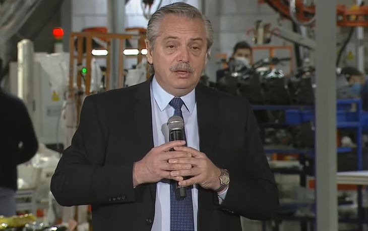 El presidente Alberto Fern&aacute;ndez&nbsp;