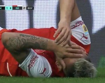 La agresión a un jugador de Independiente en el clásico: ¿un pescado o garrapiñadas?