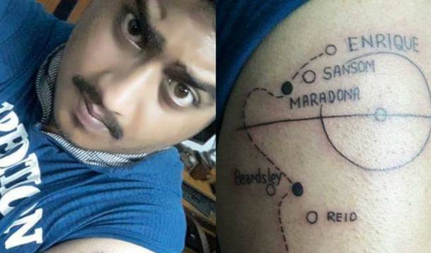 Dey le hizo un tributo increíble a Maradona