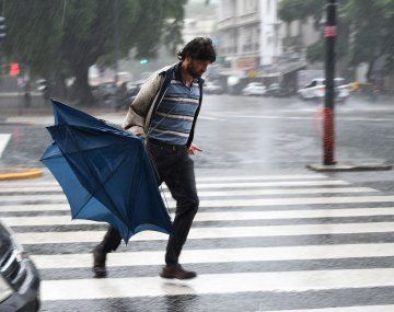 Alerta naranja por vientos de hasta 75 kilómetros por hora en la provincia de Buenos Aires