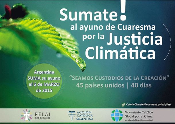 Argentina se suma al ayuno mundial por la justicia climática