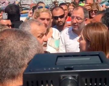 Vidal enfrentó cara a cara a guardavidas