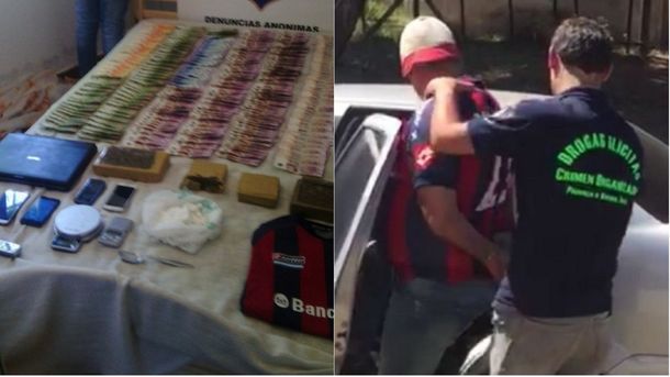 Detuvieron en la Costa a un barra de San Lorenzo por narcotráfico