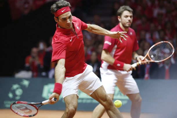 Suiza le ganó el dobles a Francia y acaricia su primera Copa Davis