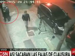 sin firma previa del acta: asi sacaron las fajas de clausura en c5n sin firma previa del acta: asi sacaron las fajas de clausura en c5n
