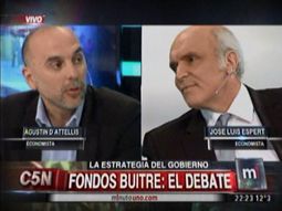 #m1fondosbuitre: duro cruce de economistas por el litigio con los fondos buitre #m1fondosbuitre: duro cruce de economistas por el litigio con los fondos buitre