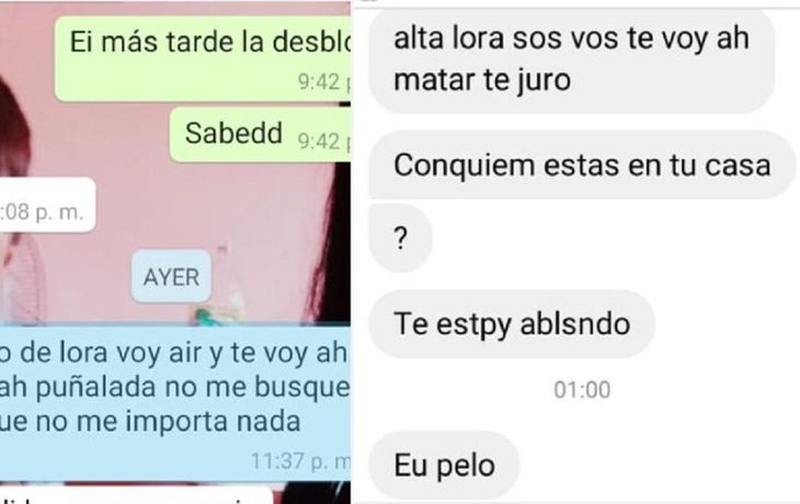 Pedazo de lora: revelan chats con amenazas que terminaron en el femicidio vinculado