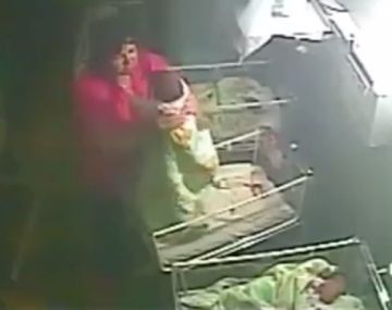Brutal paliza a una bebé en una enfermería
