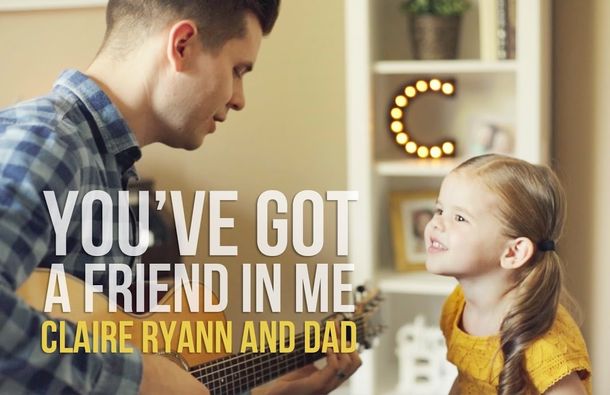 Claire Ryann con Dave Crosby cantan la canción de Toy Story