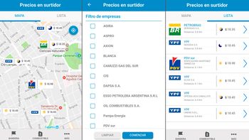 Precios en surtidor permite comparar precios de naftas Precios en surtidor permite comparar precios de naftas
