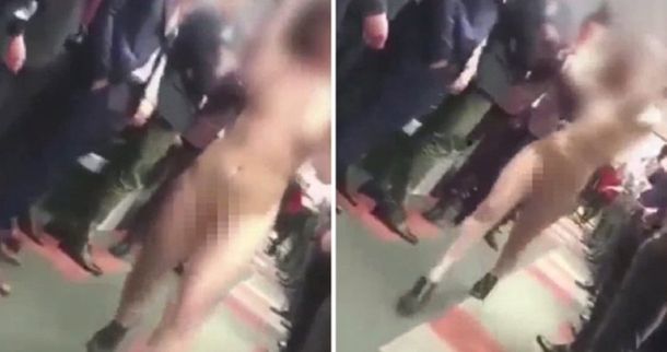 VIDEO: Desfiló desnuda por la oficina para levantar la moral de sus compañeros