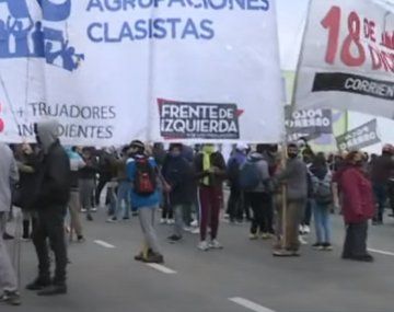 Sorpresivo corte de la izquierda en Puente Pueyrredón