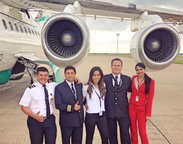 Ximena Suárez, la azafata sobreviviente