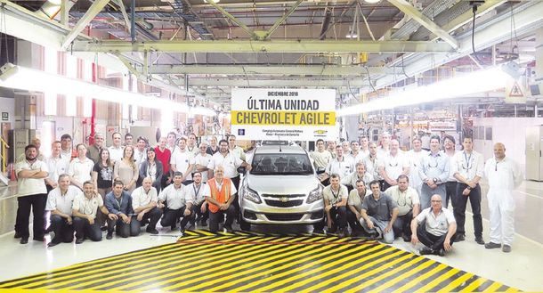 General Motors anunció el fin de la producción del Chevrolet Agile en el país