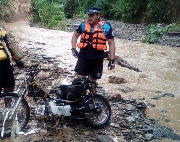 Hallaron la moto de Juan Ponce - Crédito: lagaceta.com.ar