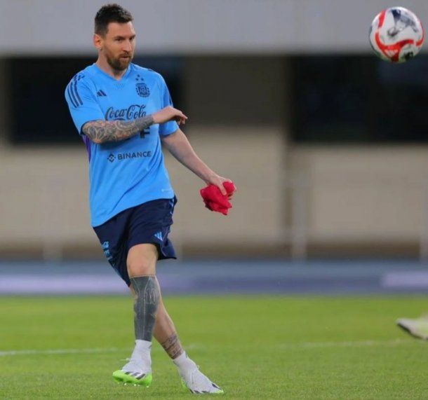 Así fue el primer entrenamiento de la Selección Argentina en Beijing