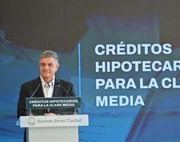 Jorge Macri presentó una línea de créditos hipotecarios para la clase media con tasa subsidiada