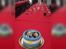 Asado y torta: un empresario hizo una mega fiesta para todos sus empleados por el triunfo de Alberto Fernández