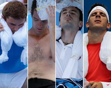 Abierto de Australia: hubo récord de abandonos por el agobiante calor