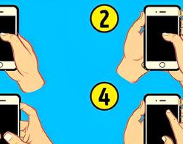 El desafío que revela tu intelecto según cómo agarrás el teléfono