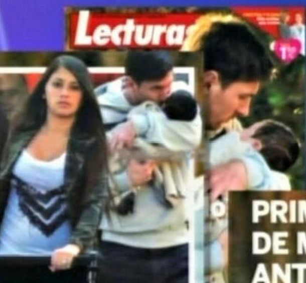 La primera foto de Lionel Messi con su hijo Thiago