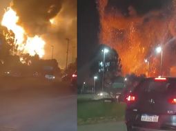 tragedia y fuego en ezeiza: cayo una avioneta sobre la central termica y exploto una fabrica de pinturas tragedia y fuego en ezeiza: cayo una avioneta sobre la central termica y exploto una fabrica de pinturas