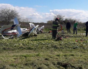Cayó una avioneta cerca de la Autopista Buenos Aires-La Plata: hay dos muertos
