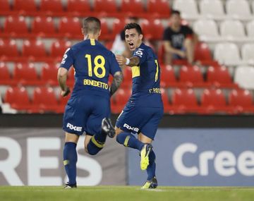 Benedetto volvió a jugar con la camiseta de Boca