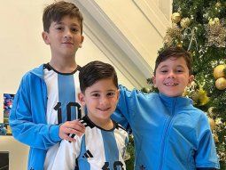 La tierna foto de los Messi rumbo al Mundial de Qatar 2022