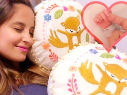 Lourdes publicó la primera foto de su hijo Lourdes publicó la primera foto de su hijo