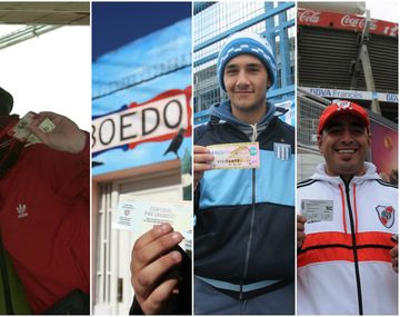 Venta de populares de Boca, Independiente, San Lorenzo, Racing y River