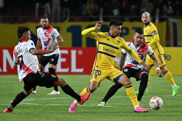 Boca igualó sin goles ante Nacional Potosí en el debut por Copa Sudamericana