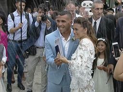 Carlos Tevez se casó con Vanesa Mansilla Carlos Tevez se casó con Vanesa Mansilla