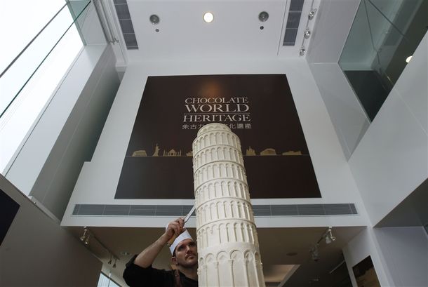 Torre de Pisa chocolate