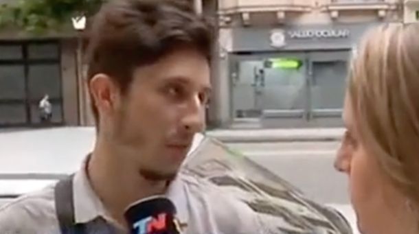 Cronista de TN buscaba testimonios contra el país, pero un turista la dejó sin palabras
