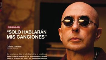 La última entrevista del Indio Solari La última entrevista del Indio Solari