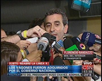 Randazzo niega un enfrentamiento con Scioli
