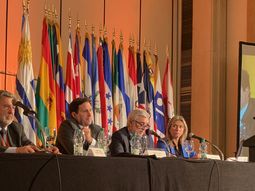 El presidente del BCU, Diego Labat, y el susecretario del MEF, Alejandro Irastorza. El presidente del BCU, Diego Labat, y el susecretario del MEF, Alejandro Irastorza.