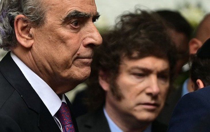 Guillermo Francos y Javier Milei.